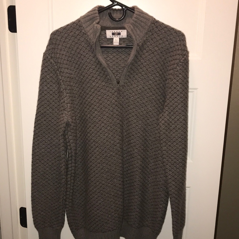Half zip dress sweater